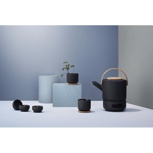 Crni čajnik od kamenine 1,25 l Theo – Stelton-image-2