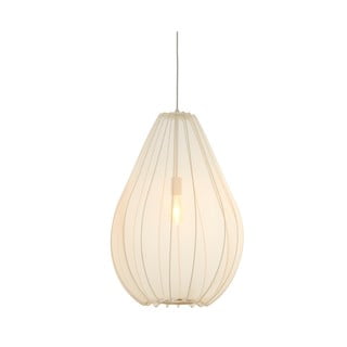 Bež viseća svjetiljka s tekstilnim sjenilom ø 50 cm Itela – Light & Living