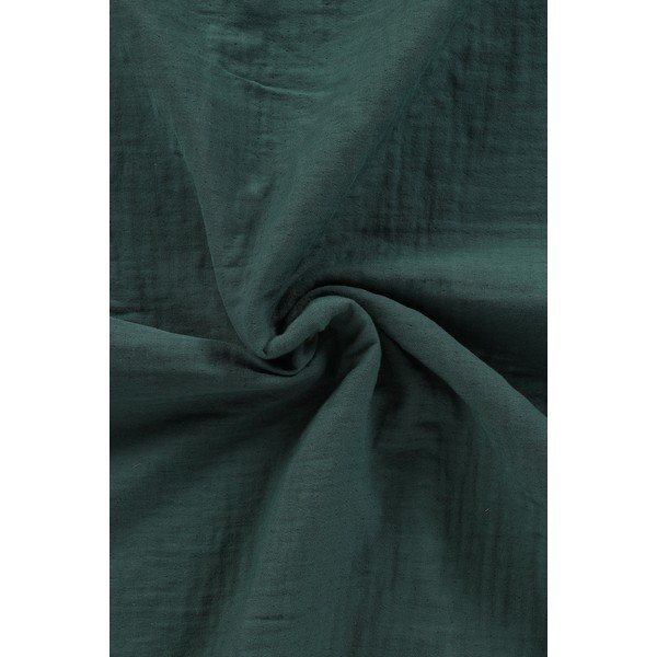 Zelena posteljina od muslina za bračni krevet 200x200 cm Stonewashed - Mijolnir-image-2