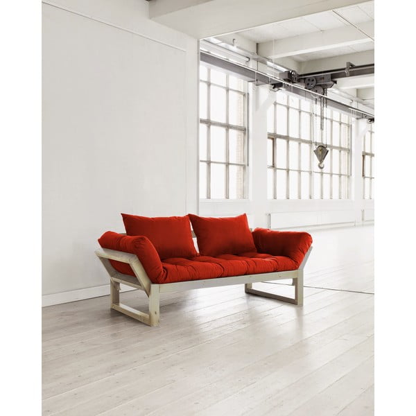 Karup Edge Natural / Red sofa