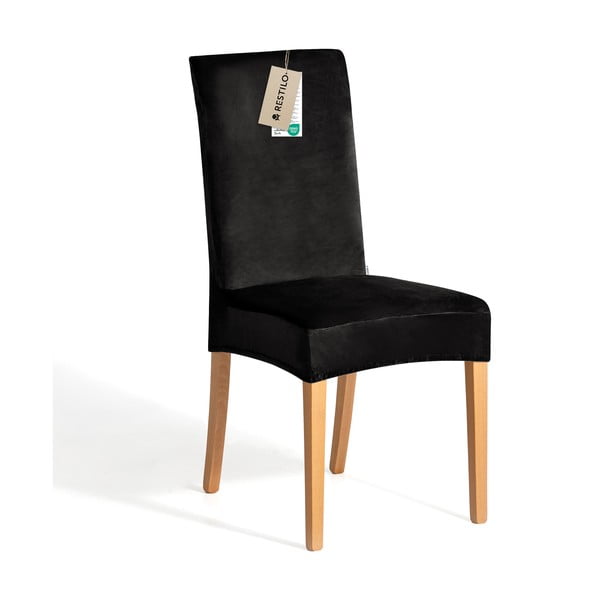 Crna rastezljiva presvlaka za stolicu 48 cm Sento – Restilo-image-2