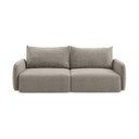 Bež sklopiva/s prostorom za odlaganje sofa 238 cm Kalena – Makamii