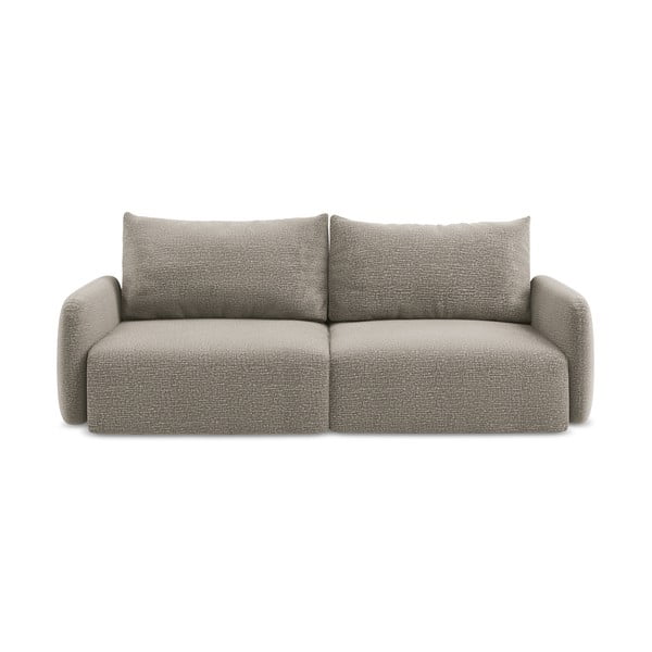 Bež sklopiva/s prostorom za odlaganje sofa 238 cm Kalena – Makamii