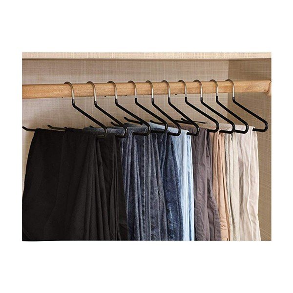 Set od 20 crnih metalnih vješalica Songmics-image-2