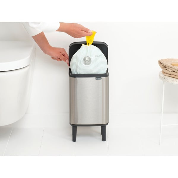 Željezna kanta za smeće u mat srebrnoj boji 4 l Bo Hi – Brabantia-image-4