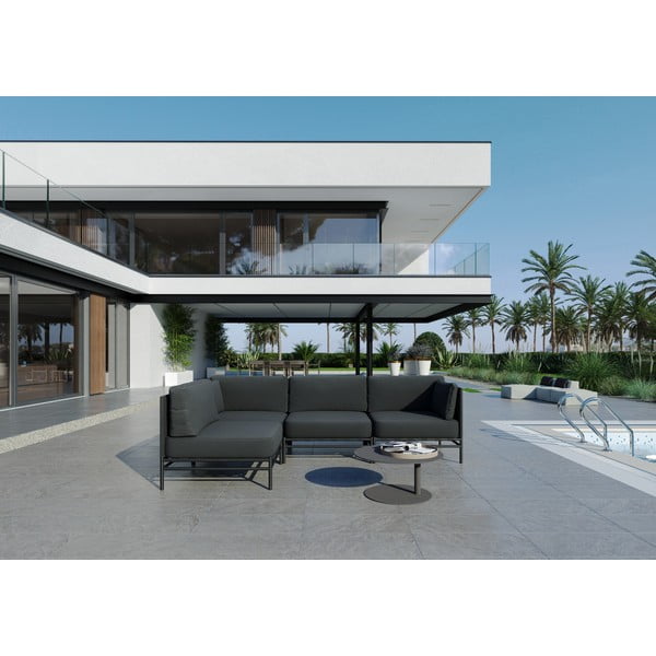 Tamno sivi vrtni modularni kauč 234 cm Dandy – Sit Sit-image-4