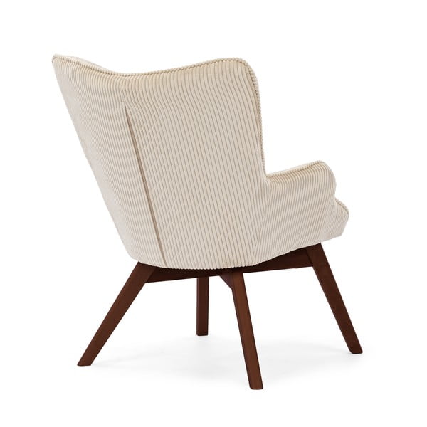 Bež fotelja od samta Niko – Ropez-image-3