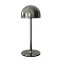Tamno siva LED stolna lampa s daljinskim upravljačem s metalnim sjenilom (visina 30 cm) Tim – Sirius