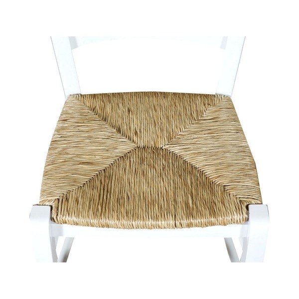 Bijela stolica za blagovanje od bukovog drveta Alis-image-2