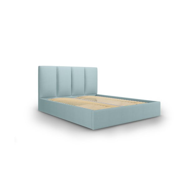 Svijetloplavi bračni krevet Mazzini Kreveti Juniper, 180 x 200 cm