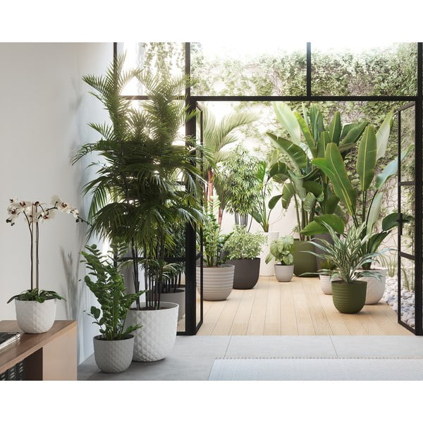 Tegla za cvijeće od reciklirane plastike ø 30 cm Havana – Artevasi-image-3