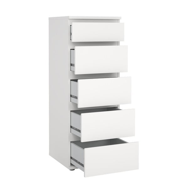 Bijela visoka komoda 40x107 cm Nova – Tvilum-image-3