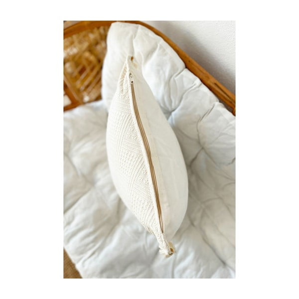 Jastučnice od organskog pamuka u kompletu od 4 komada  43x43 cm Natural - Mila Home-image-2