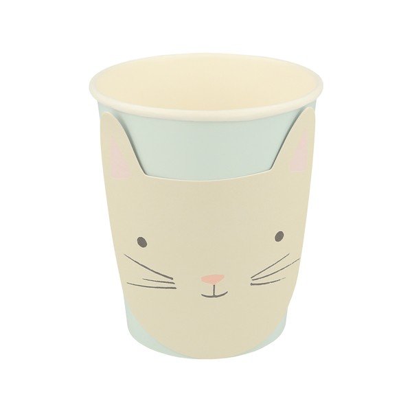 Papirnate jednokratne čaše u setu 8 kom Cat – Meri Meri-image-3