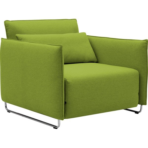 Limeta zelena fotelja na razvlačenje Softline Cord-image-2