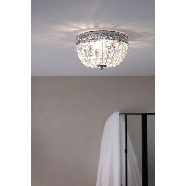 Stropna lampa u srebrnoj boji sa staklenim sjenilom Etienne - Markslöjd-image-2