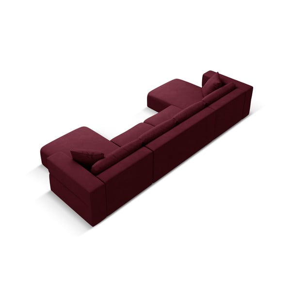 Bordo kutna garnitura (u obliku slova "U") Esther – Milo Casa-image-3