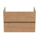 Zidni ormarić za ispod umivaonika u dekoru hrasta u prirodnoj boji 80x55 cm Eurovit+ – Ideal Standard