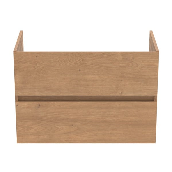 Zidni ormarić za ispod umivaonika u dekoru hrasta u prirodnoj boji 80x55 cm Eurovit+ – Ideal Standard