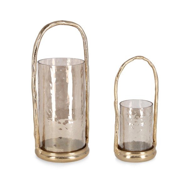 Metalni svijećnjaci u setu za svijeću lučicu 2 kom Sagar – Bizzotto