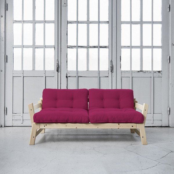 Sofa na razvlačenje Karup Step Natural / Pink-image-1