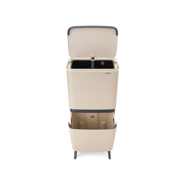 Bež plastična kanta za smeće 25+10+10 l za odvojeni otpad SortUp Recycle Hi – Brabantia-image-4