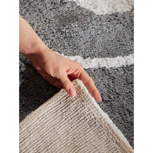 Sivi/krem periv/ručno rađen pamučan dječji tepih 140x200 cm Snuggle Emil – Hanse Home-image-4