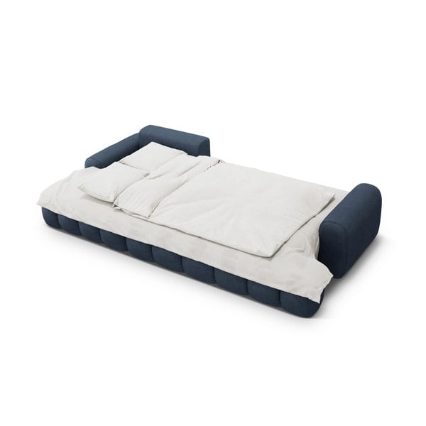 Tamno plava sklopiva/s prostorom za odlaganje kutna garnitura (s lijevim kutom/s ležaljkom) Linz – Cosmopolitan Design-image-4