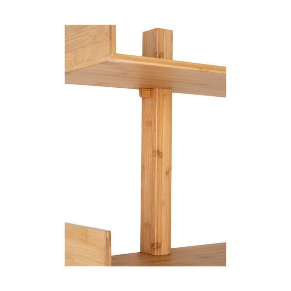 Polica od bambusa s više razina u prirodnoj boji 50 cm Villa – House Nordic-image-4