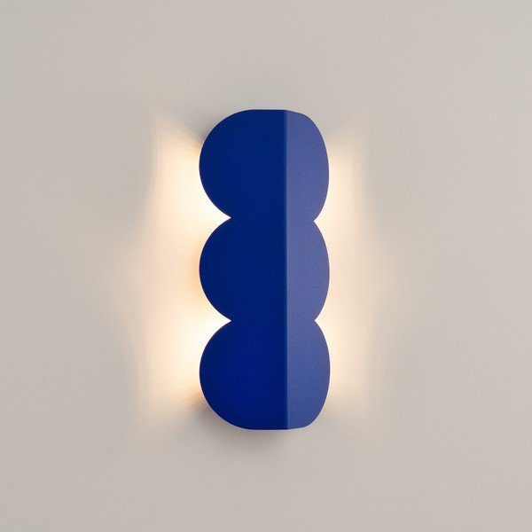 Tamno plava zidna lampa aluminijska BISCUIT – Thoro-image-3