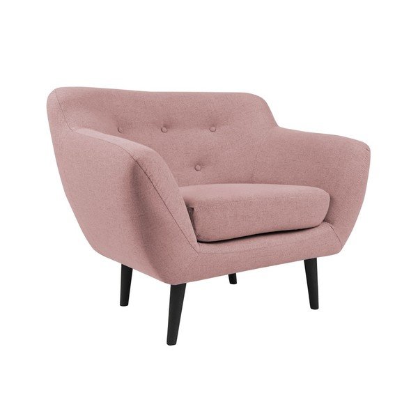 Ružičasta fotelja Mazzini Sofas Pijemont-image-2
