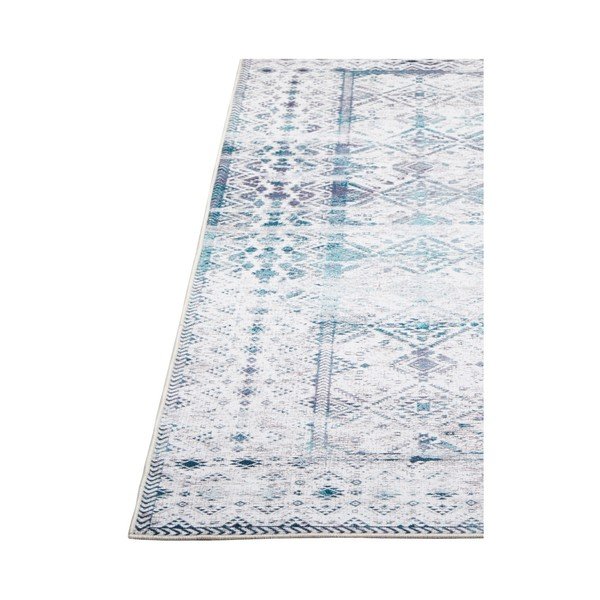 Svijetlo plavi tepih Floorita Kilim, 80 x 150 cm-image-4