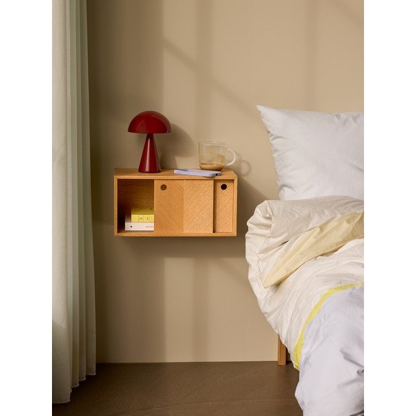 Zidna polica od hrastovine Hübsch Herringbone-image-4