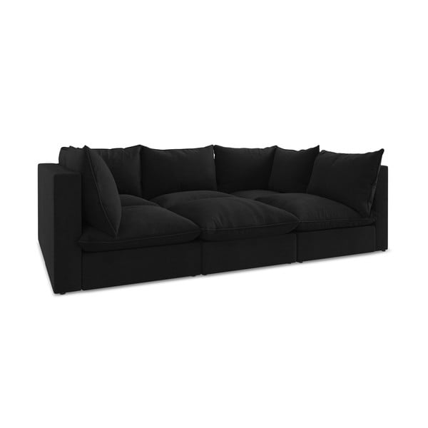 Crna sofa 255 cm Manao – Makamii-image-1