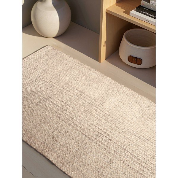 Krem obostrana/ručno rađena jutena staza 80x200 cm Juno – Hanse Home-image-2