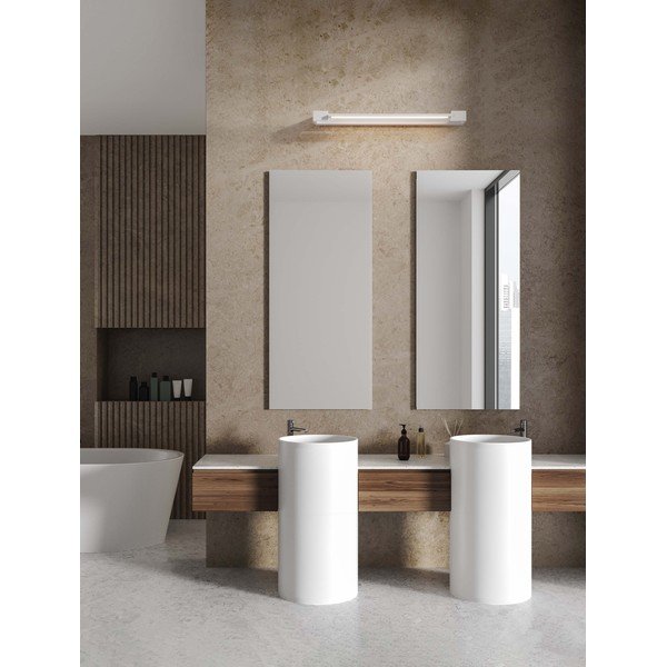 Mat bijela LED zidna lampa aluminijska Arga – Nova Luce-image-1