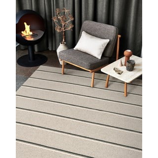 Siva/bež unutarnja i vanjska staza 70x240 cm Olle Grey Linen – Pappelina