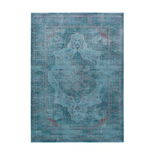 Plavi tepih od viskoze Universal Lara Aqua, 160 x 230 cm