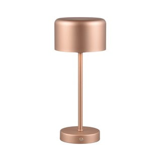 LED stolna lampa s mogućnošću zatamnjivanja u bakrenoj boji (visina 30 cm) Jeff – Trio