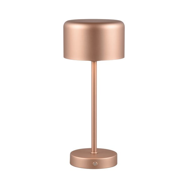 LED stolna lampa s mogućnošću zatamnjivanja u bakrenoj boji (visina 30 cm) Jeff – Trio