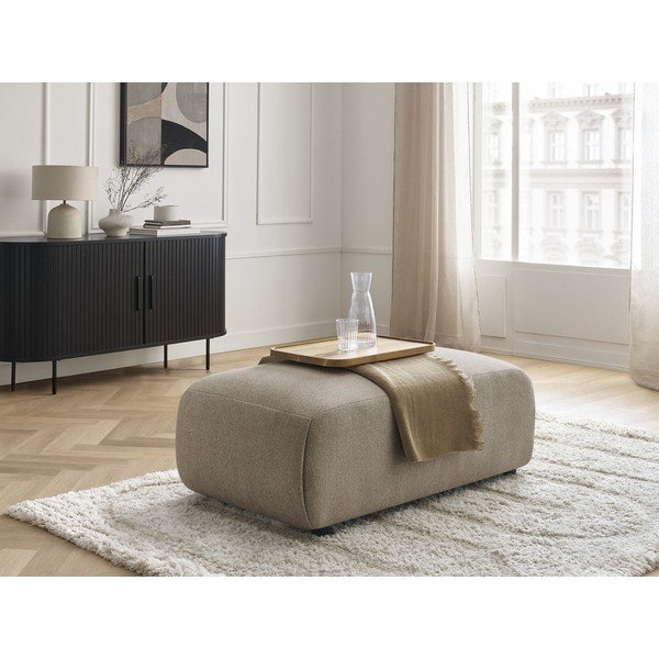 Smeđe-sivi modularni tabure Jana – Bobochic Paris-image-1