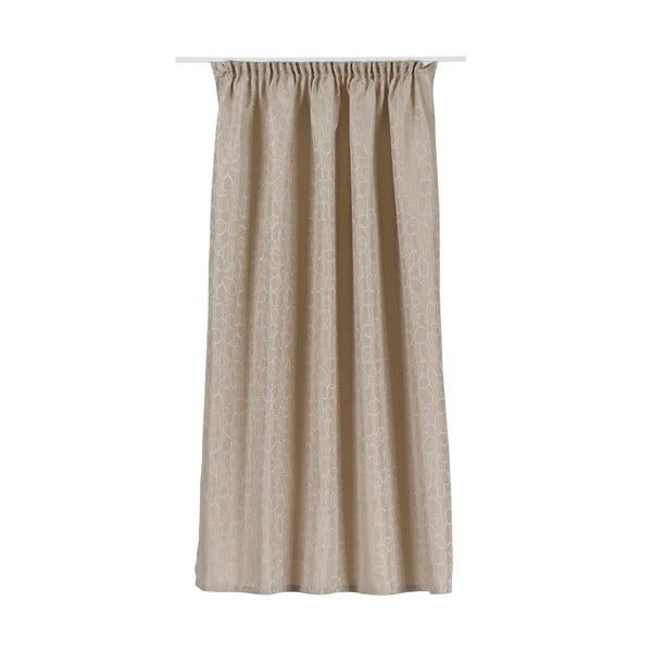 Bež zavjesa 140x160 cm Florette – Mendola Fabrics-image-2