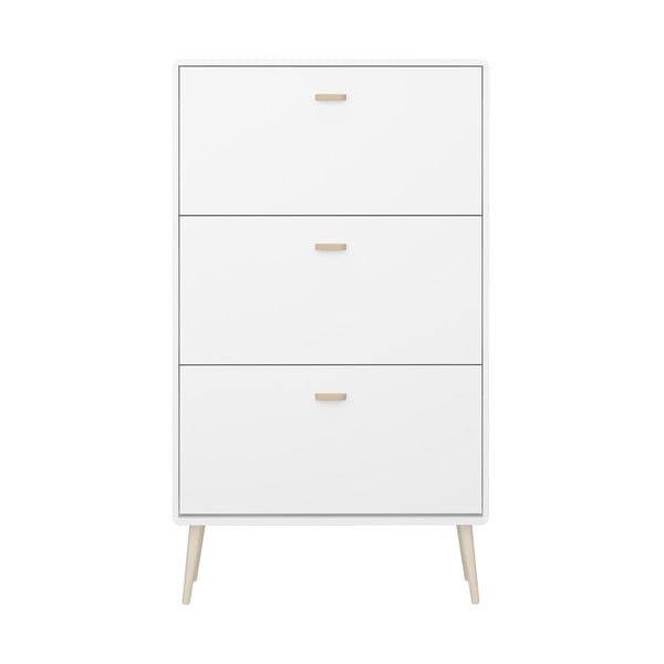 Bijeli preklopni ormarić za cipele Mino - Tvilum-image-2