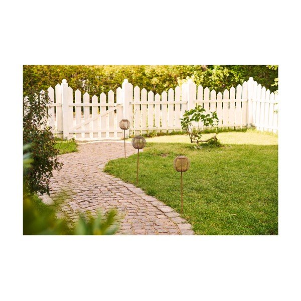 LED utična vanjska svjetiljka sa solarnim panel ø 17 cm Carlisle – House Nordic-image-4