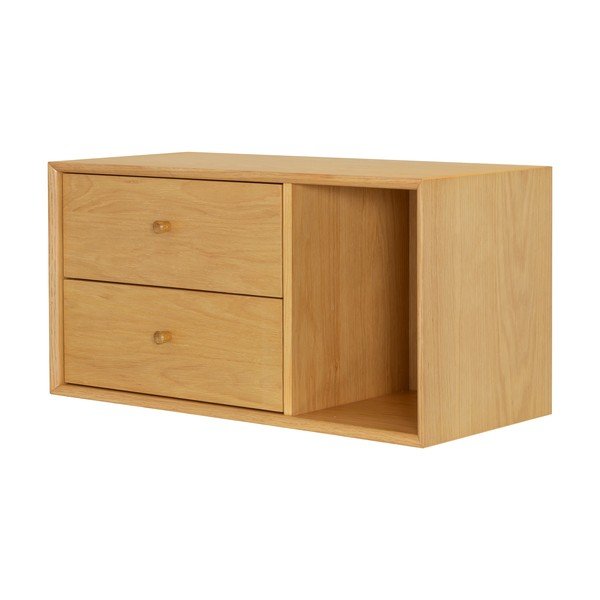 Element - ladice u dekoru hrasta u prirodnoj boji 43x33 cm Z  – Tenzo-image-1