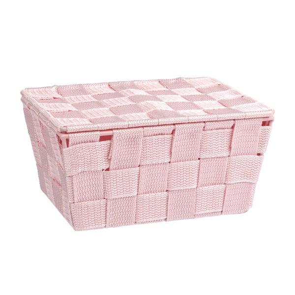 Ružičasta košara s poklopcem Wenkoo Adria-image-1
