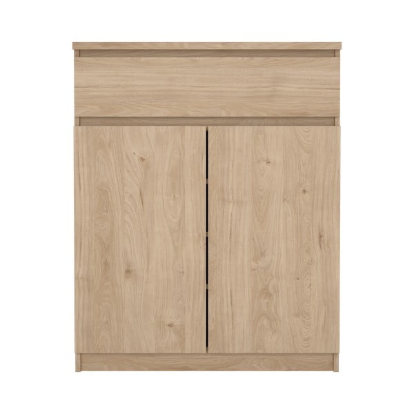 Komoda u dekoru hrasta u prirodnoj boji 80x100x40 cm Naia – Tvilum