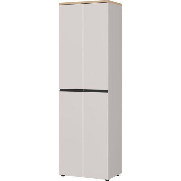 Sivo-bež/u svijetloj prirodnoj boji ormar 59x194x41 cm Cormano – Germania