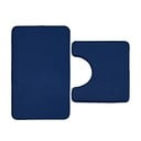 Tamno plave kupaonske prostirke u setu 2 kom za WC 50x80 cm Anti-Bacterial – Catherine Lansfield