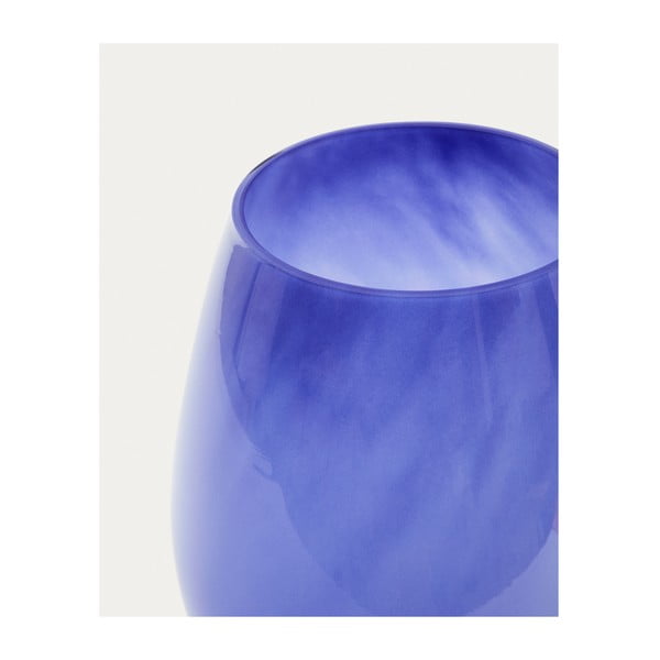 Plava staklena vaza (visina 26 cm) Kelse – Kave Home-image-4